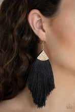 Load image into Gallery viewer, Tassel Tempo Gold Tassel Earrings