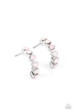 Load image into Gallery viewer, Carefree Couture Pink Mini Hoop Earrings
