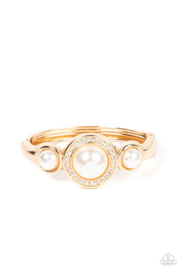 Debutante Daydream Gold Hinged Bracelet
