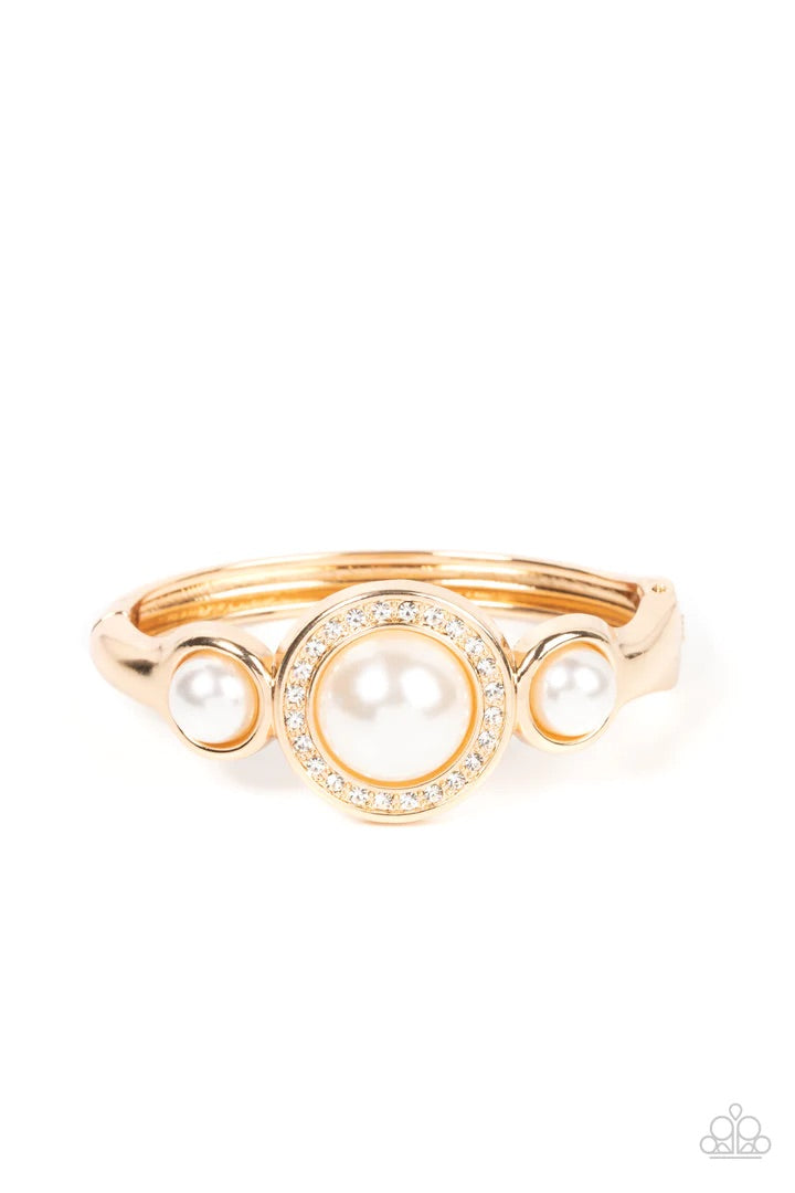 Debutante Daydream Gold Hinged Bracelet