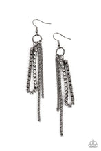 Load image into Gallery viewer, Swing Dance Dazzle Black Earrings