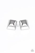 Load image into Gallery viewer, Stellar Square Silver Post Earrings