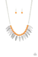 Load image into Gallery viewer, Desert Plumes Orange Necklace