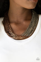 Load image into Gallery viewer, Flashy Fashion Copper Seed Bead Necklace