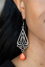 Load image into Gallery viewer, Transcendent Trendsetter Orange Earrings