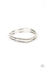 Load image into Gallery viewer, Gen Z Glamour Silver Hinged Bracelet