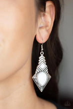 Load image into Gallery viewer, Stylishly Sonoran White Earrings
