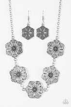 Load image into Gallery viewer, Floral Fluorescence Silver Necklace