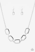 Load image into Gallery viewer, Gorgeously Geometric Silver Necklace
