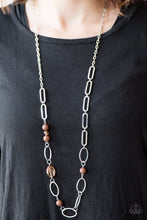 Load image into Gallery viewer, Marvelously Modern Brown Necklace