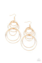 Load image into Gallery viewer, I Feel Dizzy Gold Earrings