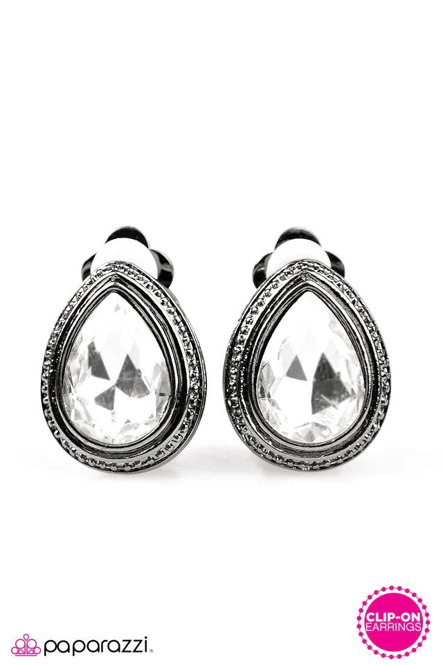Master of Refined Arts Black Clip On Earrings