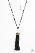 Load image into Gallery viewer, Brush It Off Brass Necklace