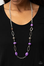 Load image into Gallery viewer, Barefoot Bohemian Purple Necklace