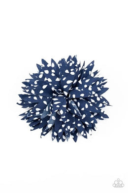 Polka Panache Blue Hair Clip