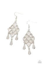Load image into Gallery viewer, Sentimental Shimmer White Earrings