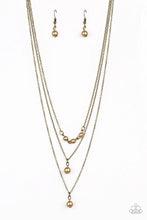 Load image into Gallery viewer, High Heels and Hustle Brass Necklace
