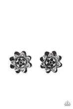 Load image into Gallery viewer, Water Lily Love Silver Post Earrings