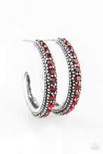 Load image into Gallery viewer, Twinkling Tinseltown Red Earrings
