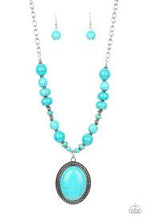 Load image into Gallery viewer, Home Sweet HOMESTEAD Blue Necklace