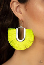 Load image into Gallery viewer, Tassel Tropicana Yellow Tassel Earrings