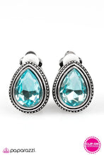 Load image into Gallery viewer, Master of Refined Arts Blue Clip On Earrings