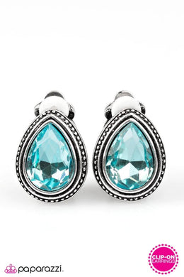 Master of Refined Arts Blue Clip On Earrings