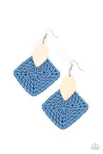 Load image into Gallery viewer, Sabbatical Weave Blue Earrings