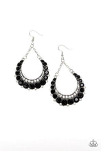 Load image into Gallery viewer, Once in a Showtime Black Earrings