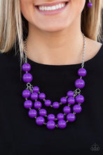 Load image into Gallery viewer, Miss Pop-YOU-larity Purple Necklace
