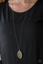 Load image into Gallery viewer, Fall Foliage Brass Necklace