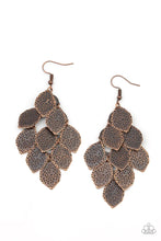 Load image into Gallery viewer, Loud and Leafy Copper Earrings
