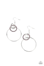 Load image into Gallery viewer, In An Orderly Fashion Purple earrings