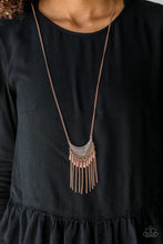 Load image into Gallery viewer, Happy is the Huntress Copper Necklace