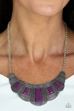 Load image into Gallery viewer, Lion Den Purple Necklace