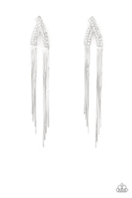 Load image into Gallery viewer, It Takes Two to Tassel White Earrings