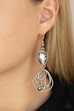 Load image into Gallery viewer, Galactic Drama Silver Earrings