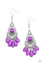 Load image into Gallery viewer, Fruity Tropics Purple Earrings