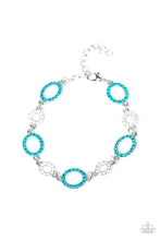Load image into Gallery viewer, Bubbly Bedazzle Blue Bracelet