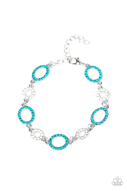Bubbly Bedazzle Blue Bracelet