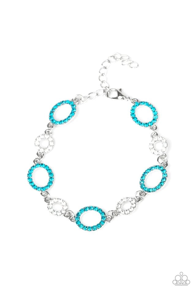 Bubbly Bedazzle Blue Bracelet