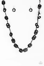 Load image into Gallery viewer, Waikiki Winds Black Wood Necklace