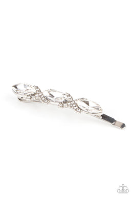 Stellar Socialite White Hair Clip