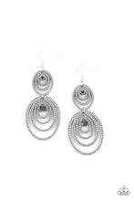 Load image into Gallery viewer, Cosmic Twirl Silver Earrings