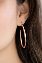 Load image into Gallery viewer, Totally Hooked Rose Gold Earrings