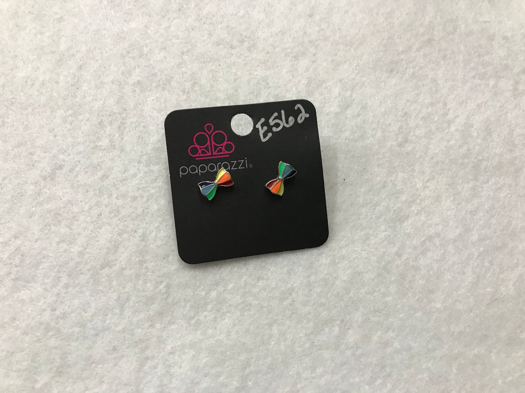 Starlet Shimmer Bow Multi Earrings #562
