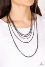 Load image into Gallery viewer, Top of the Food Chain Black Necklace