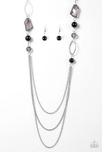 Load image into Gallery viewer, Jewel Jackpot Black Necklace