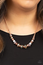 Load image into Gallery viewer, Turn Up the Tea Lights Copper Necklace