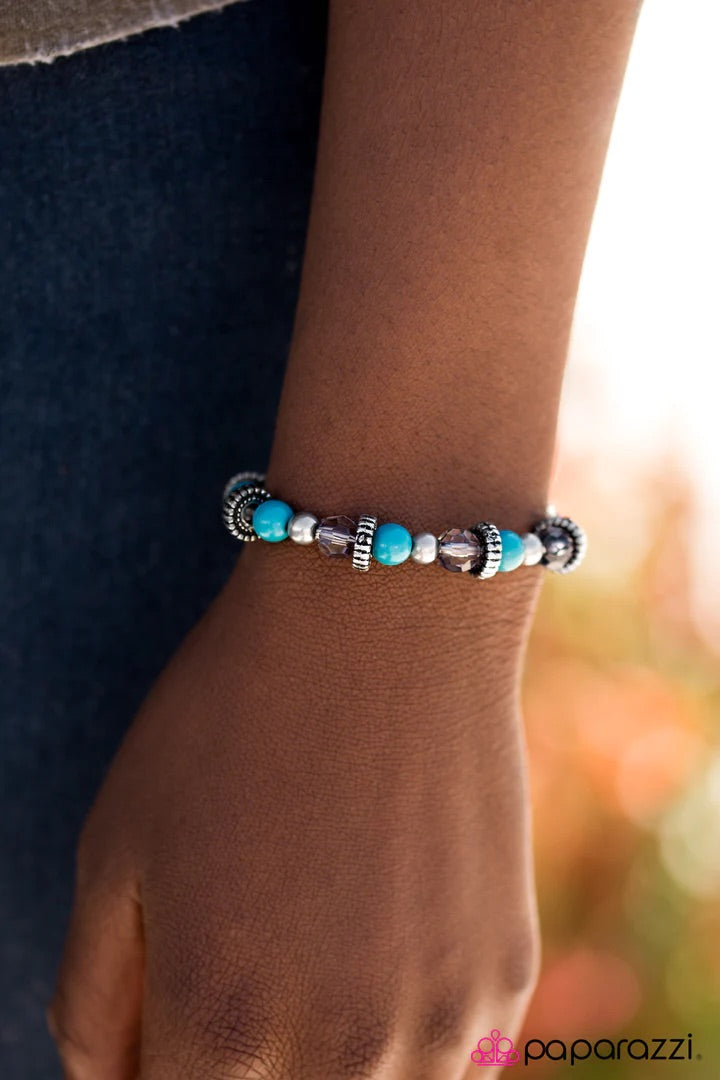 Colors Speak Louder Than Words Blue Bracelet